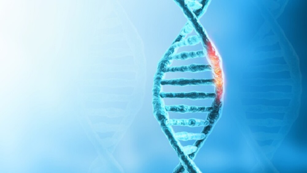 DNA mutations or genetic disorder concept background. 3d illustration