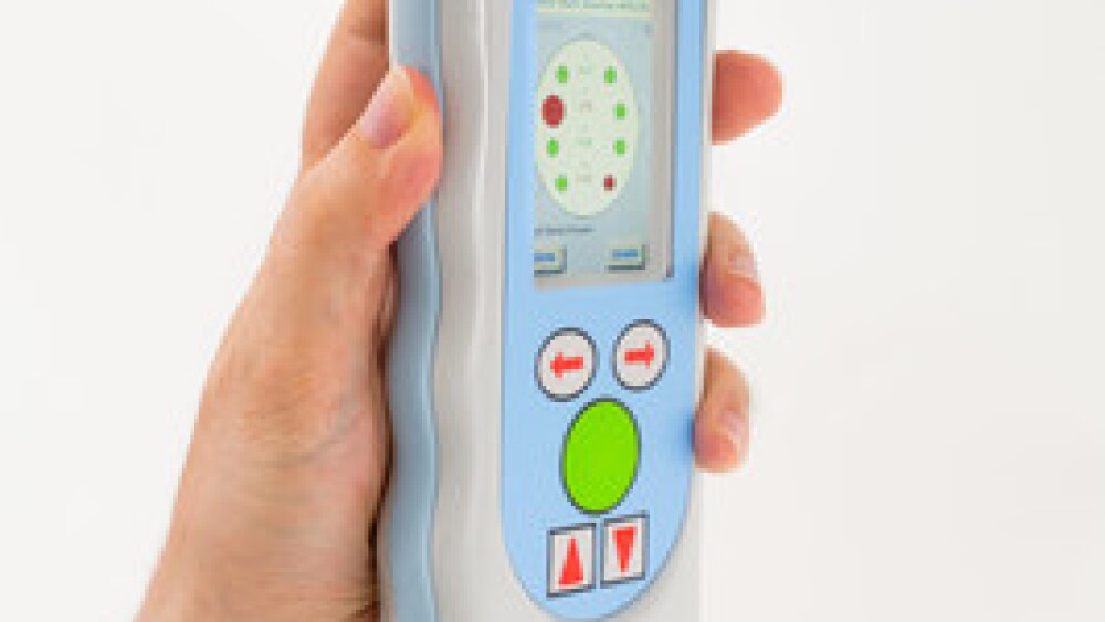The Infrascanner is a portable device to screen patients for intracranial bleeding, without using radiology (photo: InfraScan, Inc.)