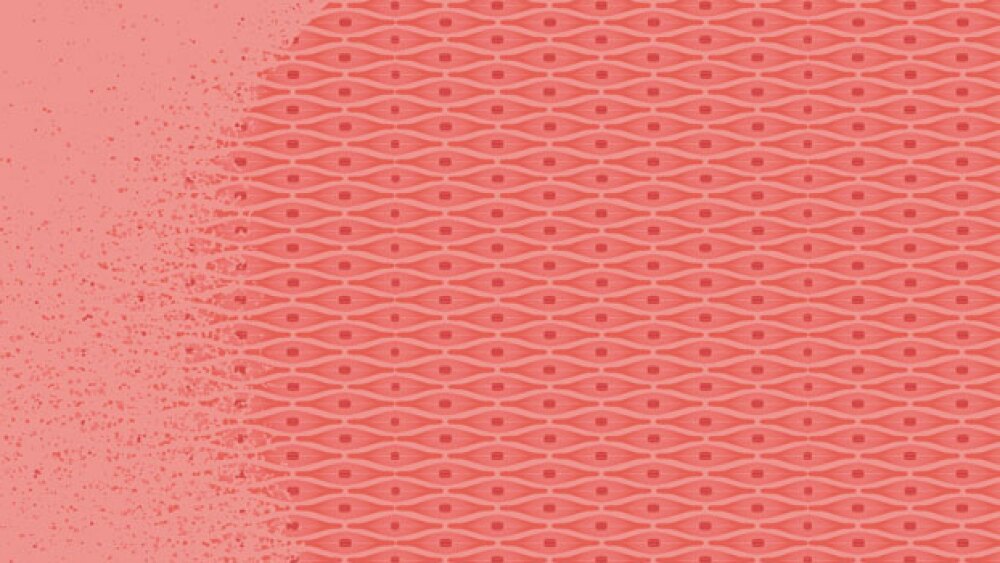 Pictured: A muscle pattern dissolving/Nicole Bean