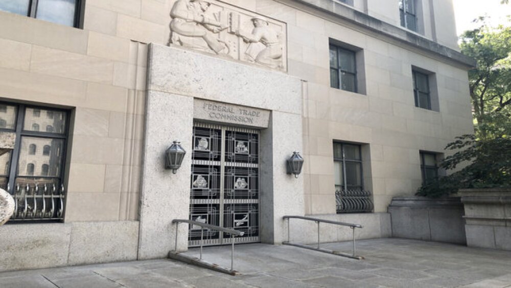 Pictured: Doorway at the FTC building in Washingto