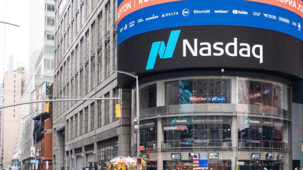 Pictured: Nasdaq headquarters in New York/iStock,