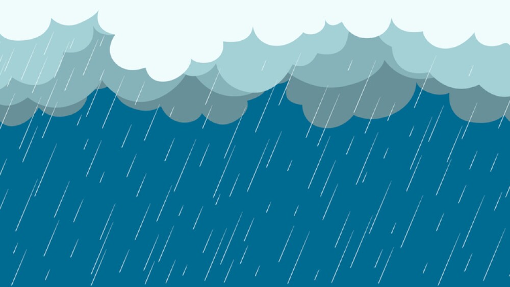 Rainy season, heavy rain, Rain drops background, Nature rainfall with storm clouds