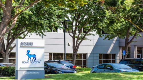 Sep 17, 2020 Fremont / CA / USA - Novo Nordisk headquarters in Silicon Valley; Novo Nordisk A/S is a Danish multinational pharmaceutical company