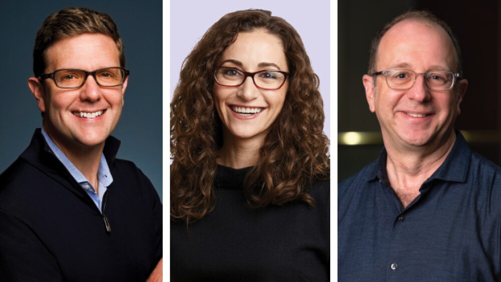 Day One Bio CEO Jeremy Bender and co-founders Juli