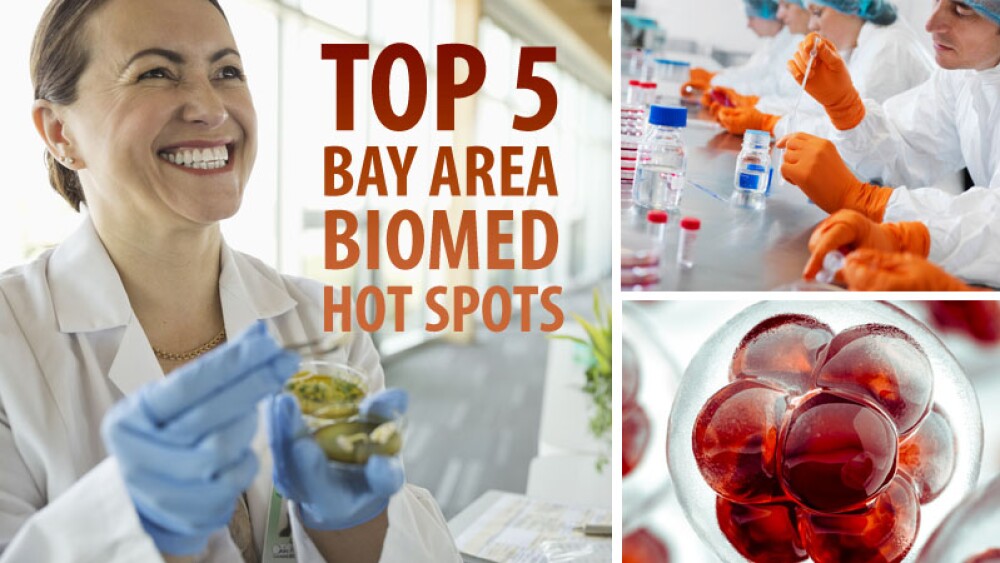 Top 5 Bay Area Biomed Hot Spots