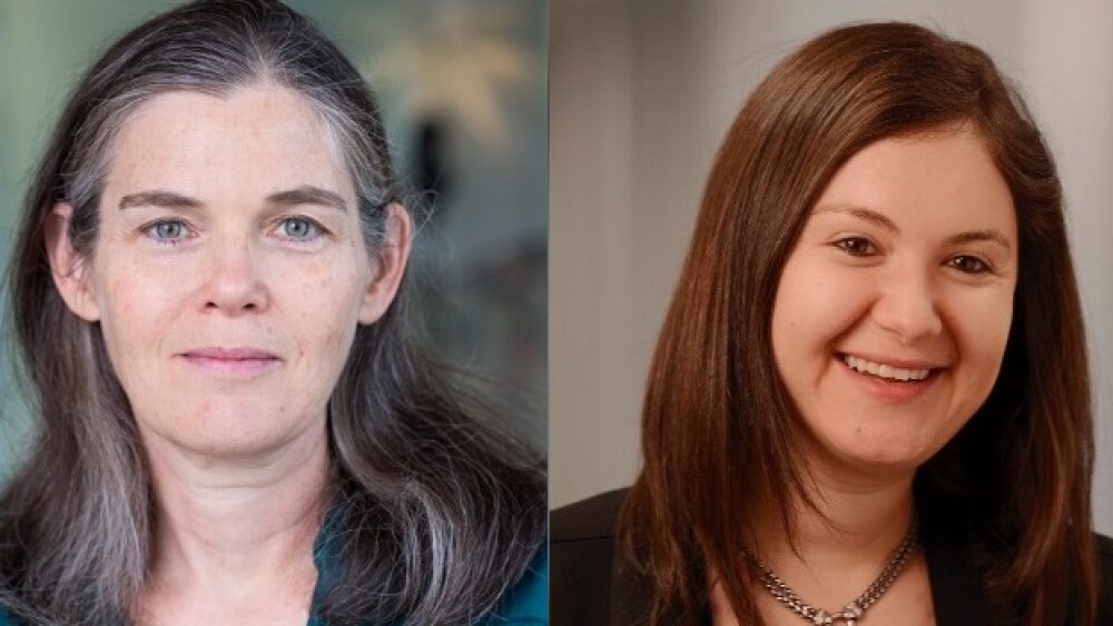 Daphne Koller (left) and Mary Rozenman (right)