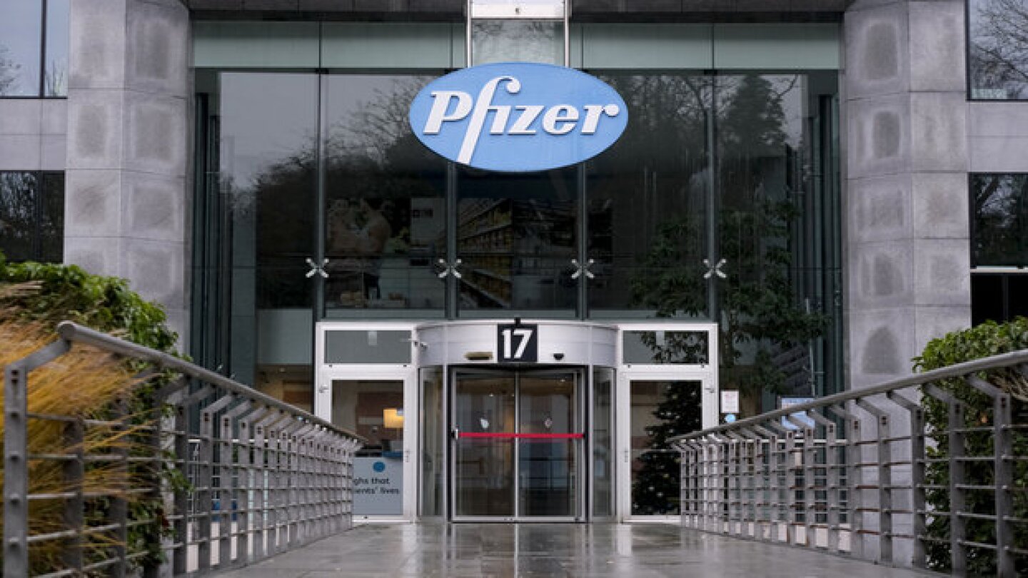 Pictured: Pfizer office in Brussels, Belgium/iStoc