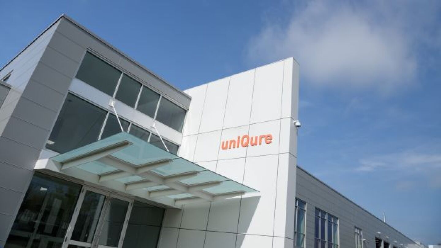 Pictured: uniQure headquarters in Amsterdam