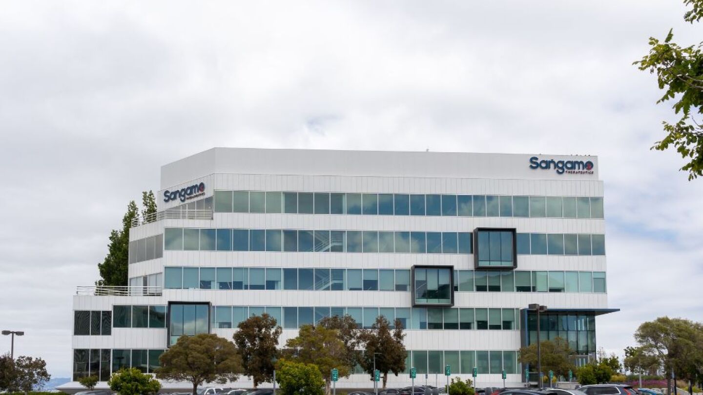 Sangamo Therapeutics headquarters in Brisbane, California