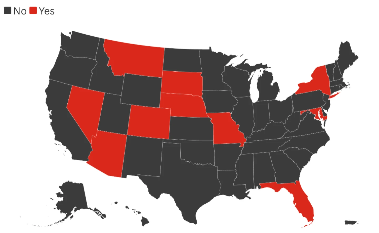 States with Abortion Measures on the Ballot