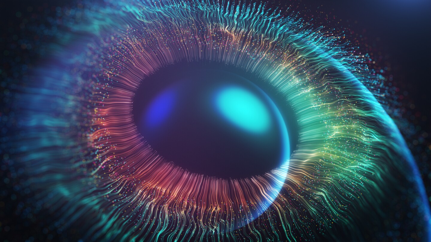 Futuristic Cyber Abstracy Eye Background 4K