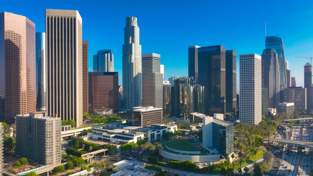 Los Angeles downtown skyline