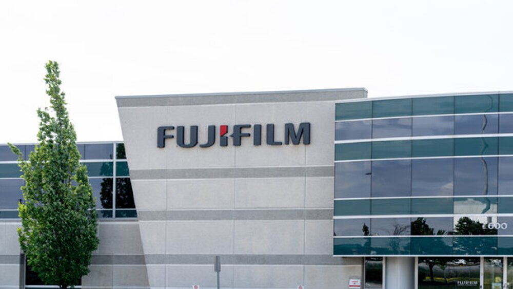Pictured: Fujifilm's head office in Canada