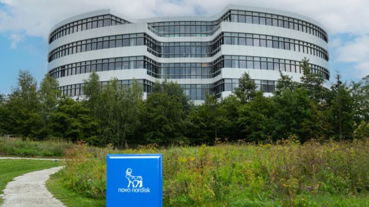 Pictured: Novo Nordisk's corporate headquarters in Denmark