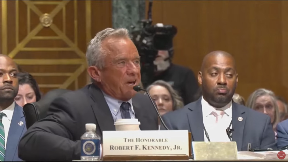 Health Secretary Robert F. Kennedy Jr. speaks to the Senate Finance Committee Sept. 4, 2025