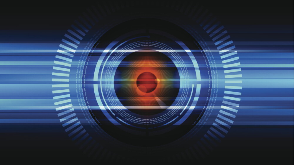 hitech eyeball background. Eps 10 vector contain transparency ogject. All objects are are groups and separated layers