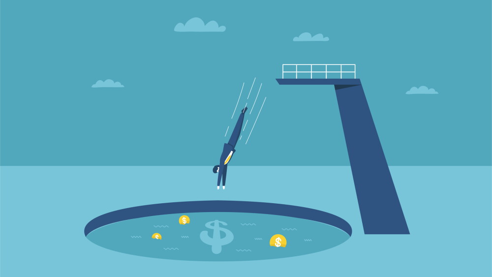 Successful entrepreneurs in the business world lead the company to its peak.