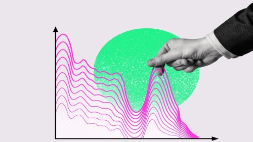 The concept of crisis management. stock photo