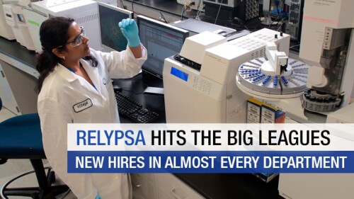 Relypsa Hits the Big Leagues: New Hires in Almost Every Department