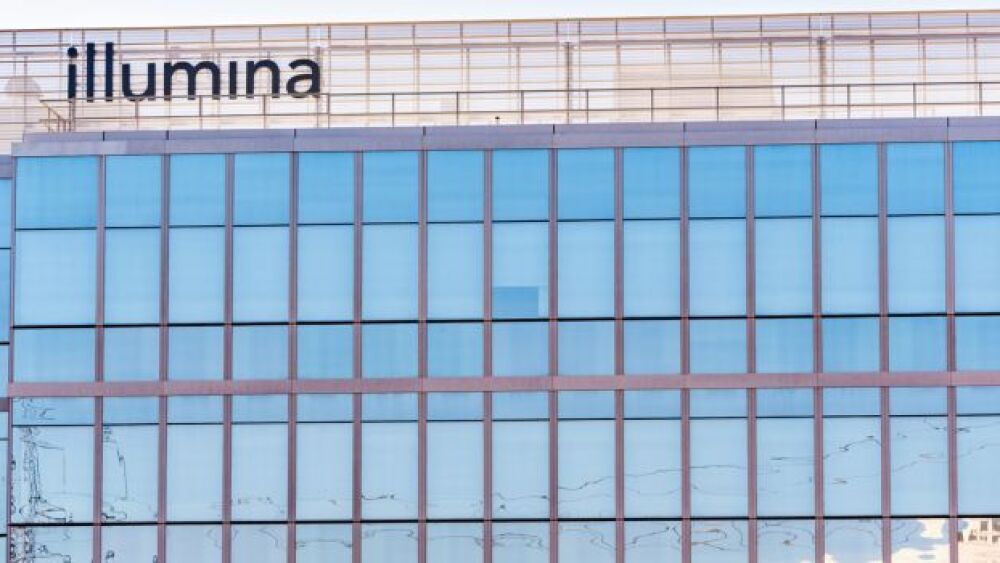 Pictured: Illumina's headquarters in Silicon Valley