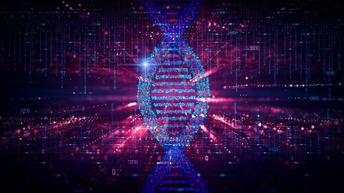 Computational Biology - The Study of Biological Systems Through Computational Techniques and Modeling - Conceptual Illustration